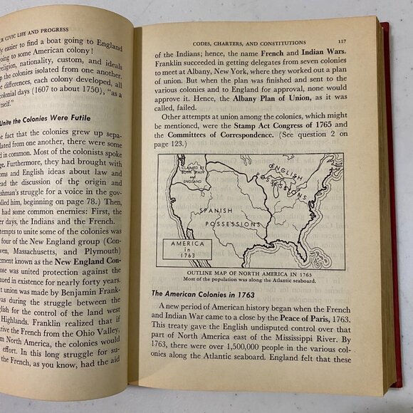 Our Civic Life and Progress Hardcover Emil F Faith Richard G Browne Vintage 40s - Picture 10 of 13